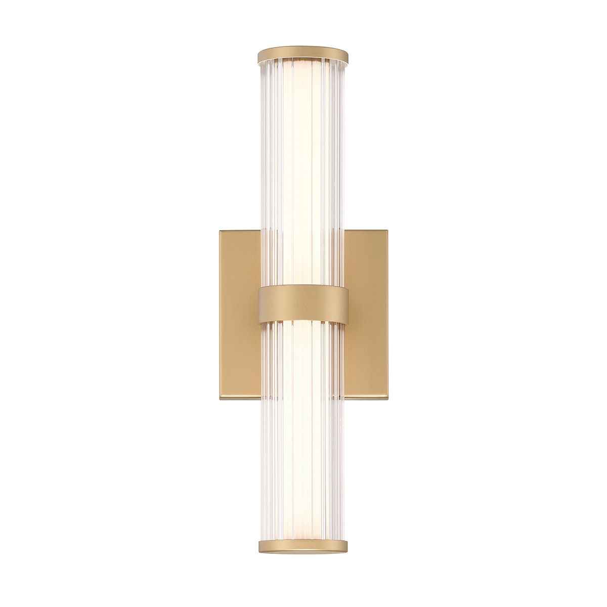 Quintiesse Fayton Small LED Wall Light - Matte Gold