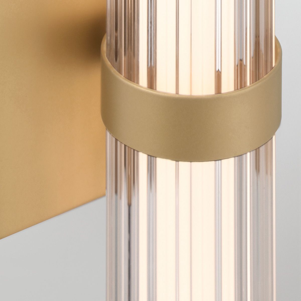 Quintiesse Fayton Small LED Wall Light - Matte Gold