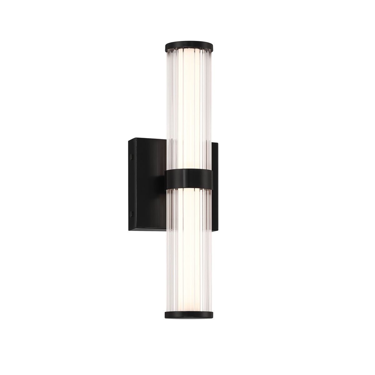 Quintiesse Fayton Small LED Wall Light - Matte Black