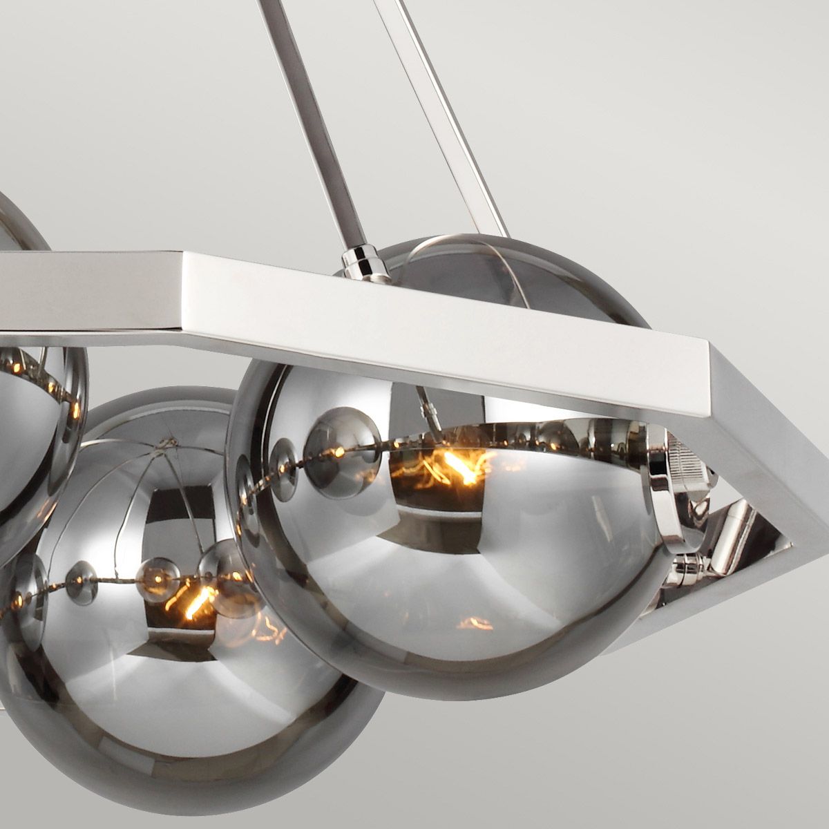 Quintiesse Harper 5 Light Chandelier - Polished Nickel