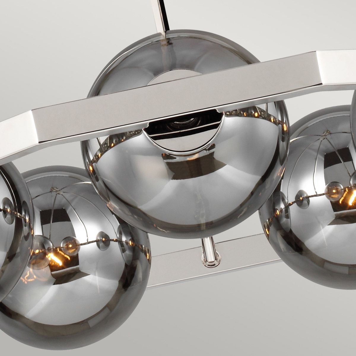 Quintiesse Harper 5 Light Chandelier - Polished Nickel