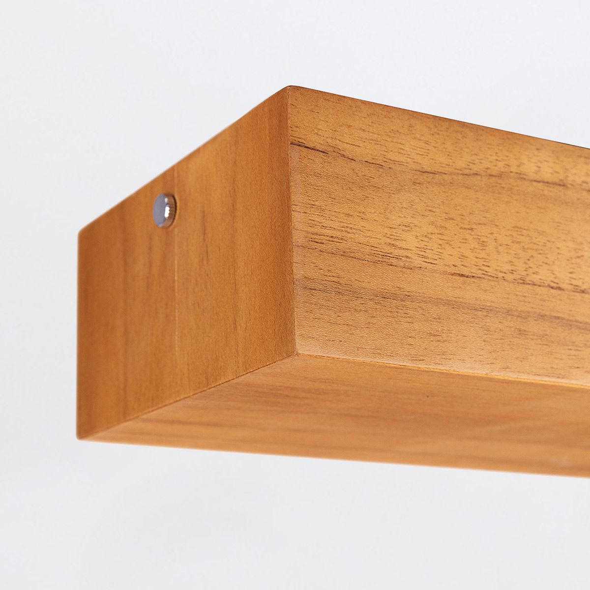 Quintiesse Horizon LED Linear 100cm Pendant - Teak Veneer