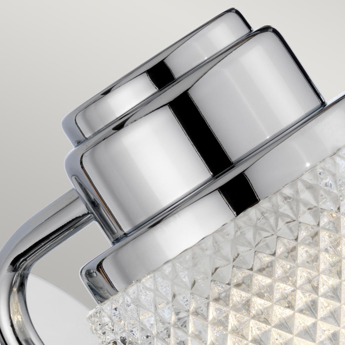 Quintiesse Hudson Single Bathroom Wall Light - Polished Chrome
