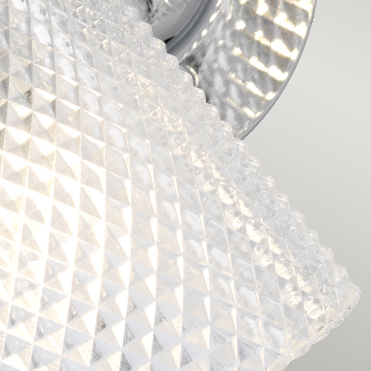 Quintiesse Hudson 2 Light Bathroom Wall Light - Polished Chrome
