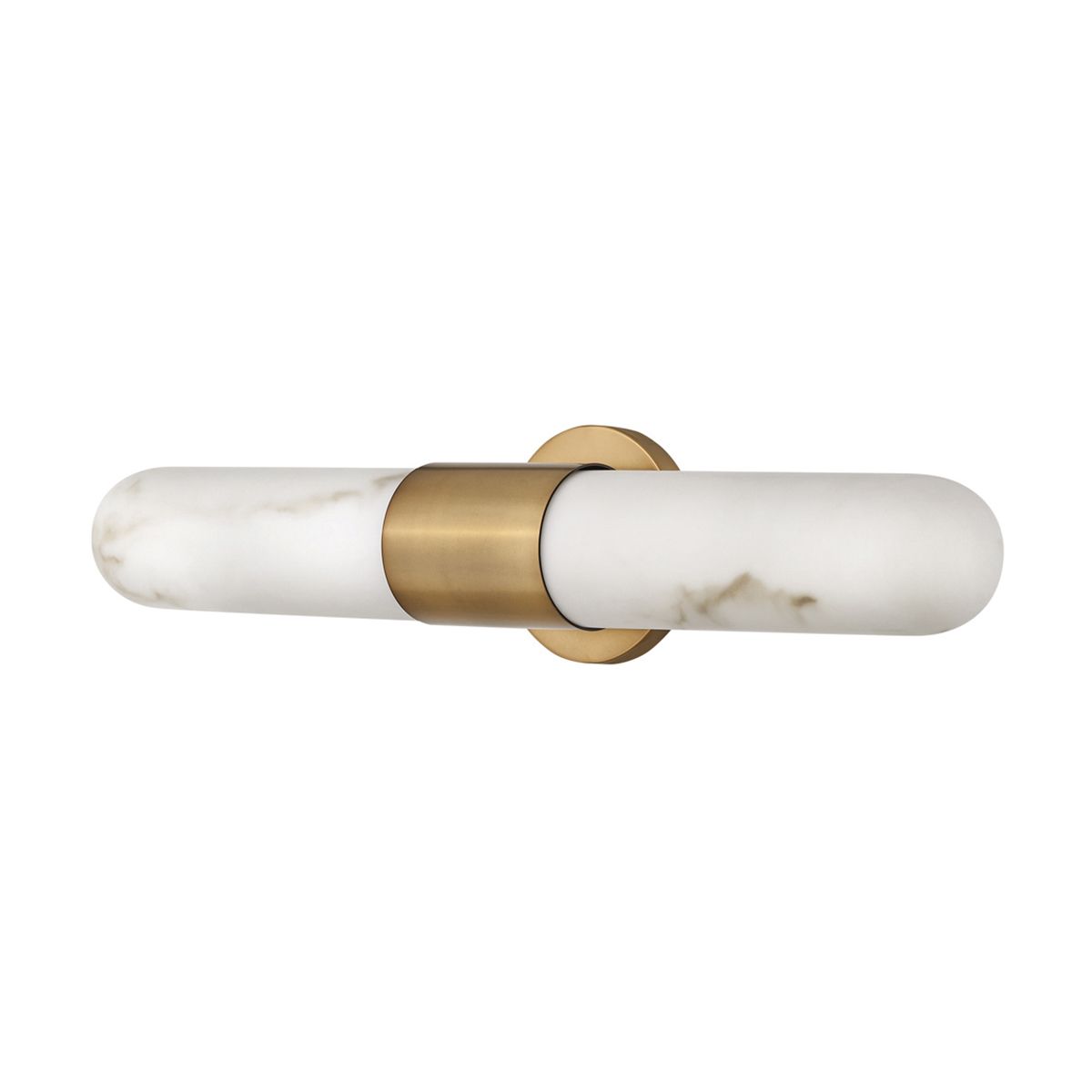 Quintiesse Ibiza Large LED Wall Light - Heritage Brass