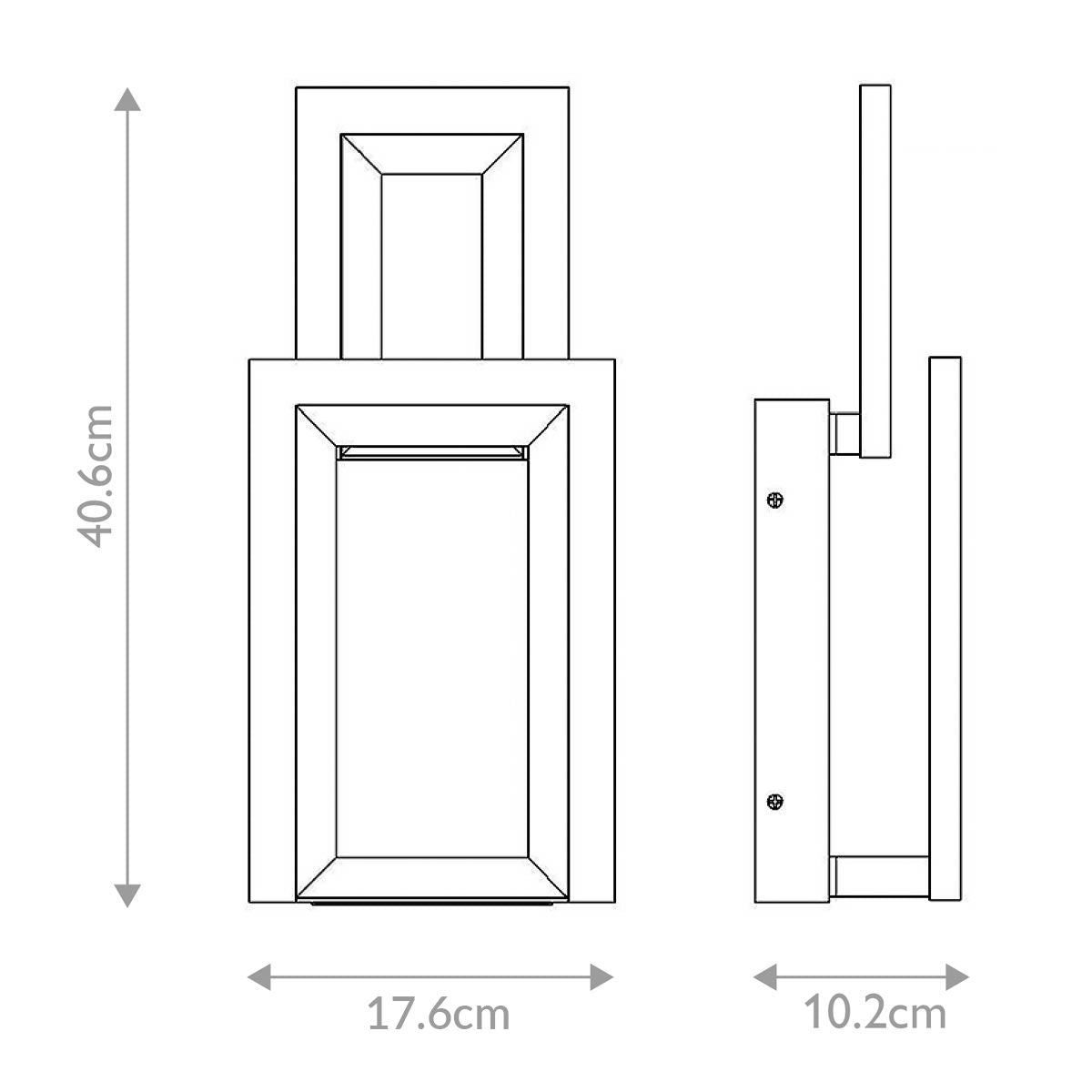 Quintiesse Inizio Wall Light - Matte Black