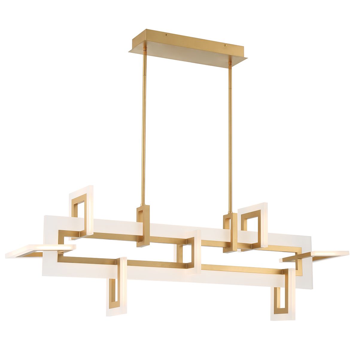 Quintiesse Inizio Linear Pendant Medium - Matte Gold