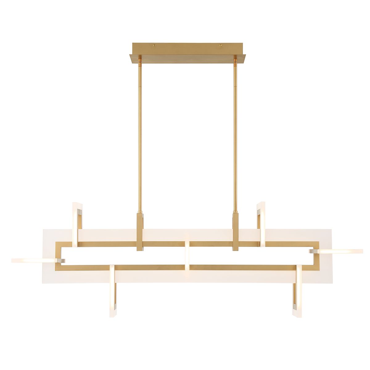 Quintiesse Inizio Linear Pendant Medium - Matte Gold