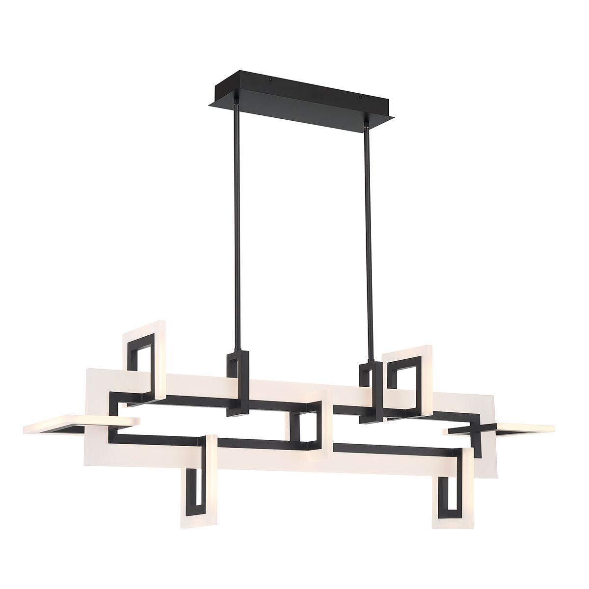 Quintiesse Inizio Linear Pendant Medium - Matte Black