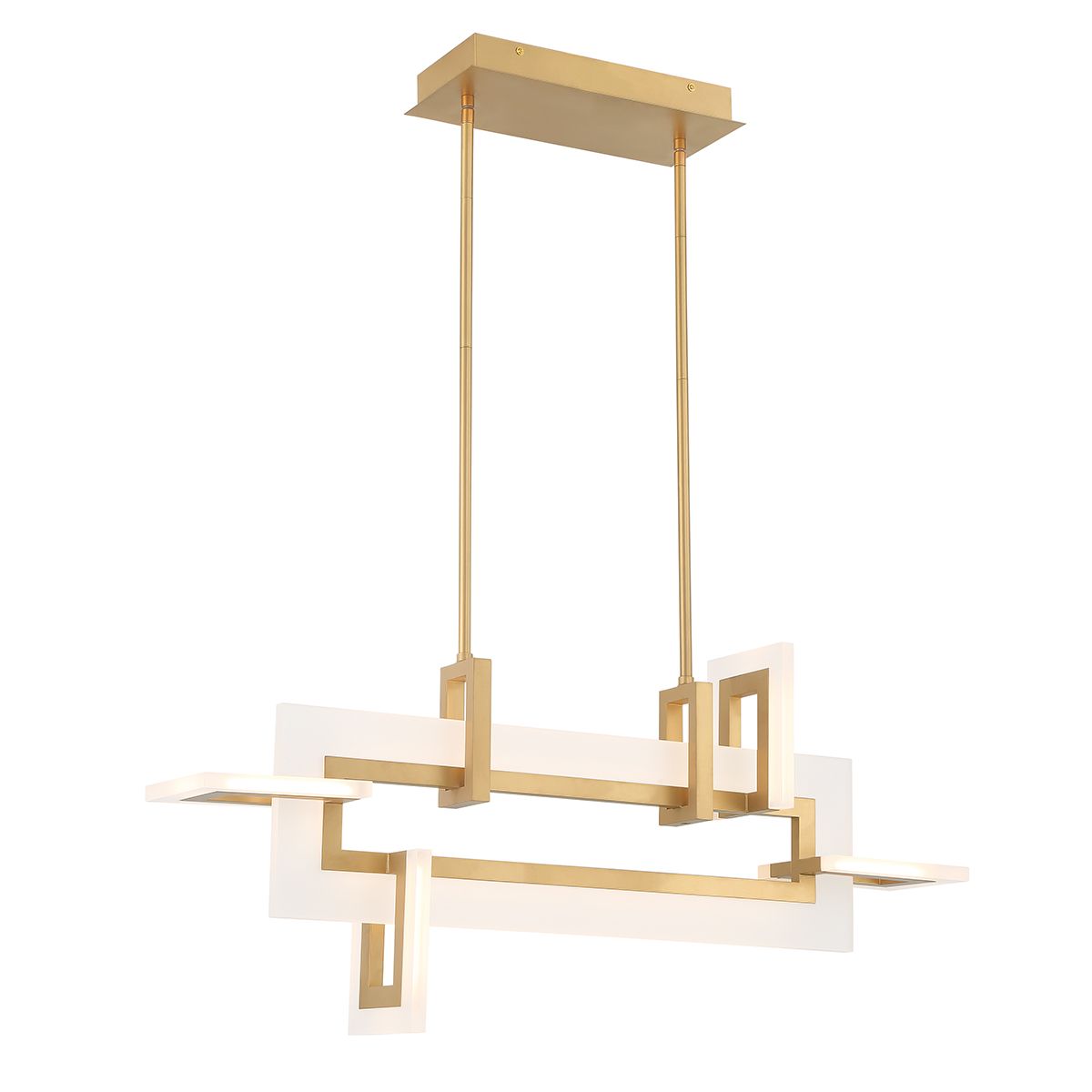 Quintiesse Inizio Linear Pendant Small - Matte Gold