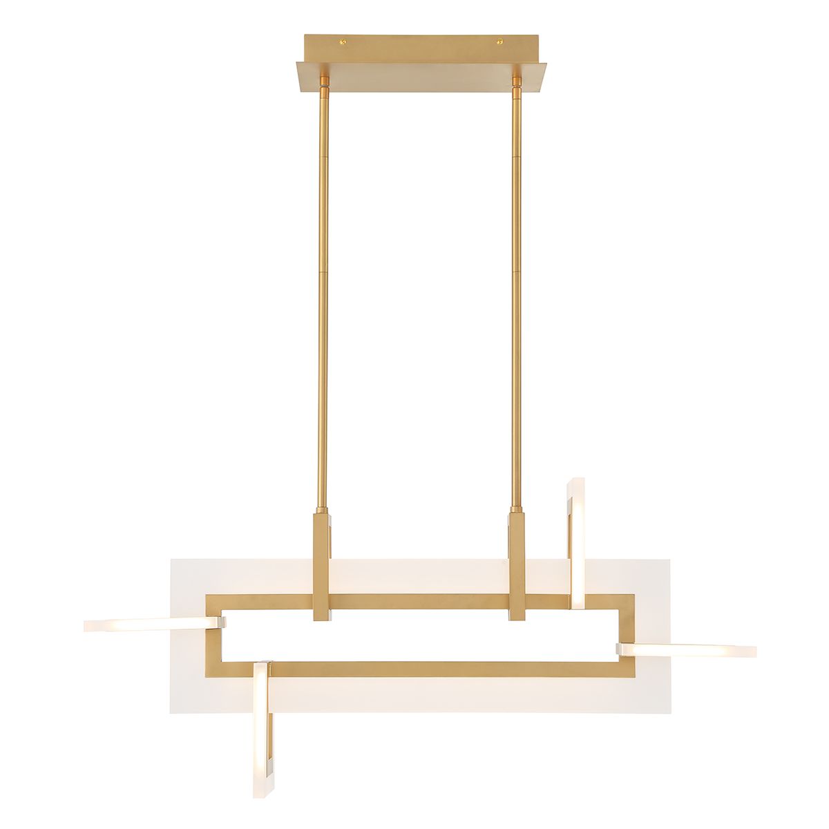 Quintiesse Inizio Linear Pendant Small - Matte Gold