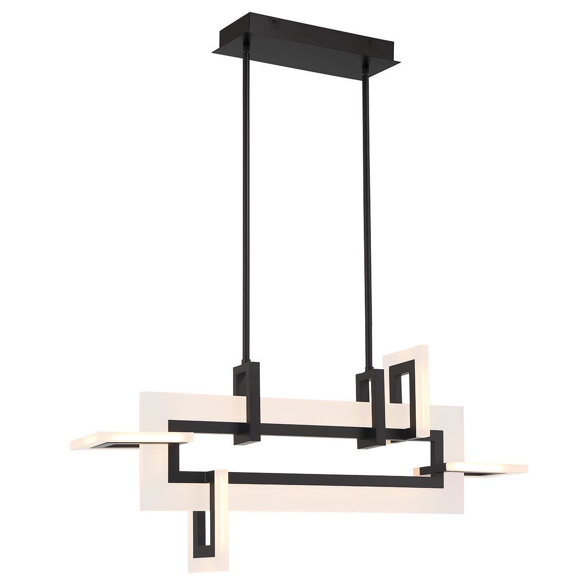 Quintiesse Inizio Linear Pendant Small - Matte Black