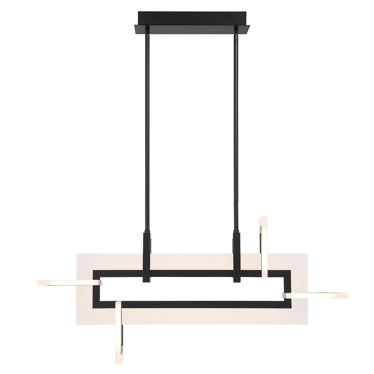Quintiesse Inizio Linear Pendant Small - Matte Black