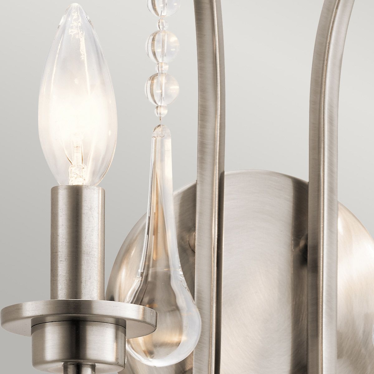 Quintiesse Karlee 2 Light Wall Light - Classic Pewter