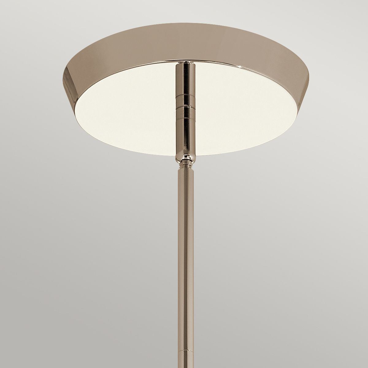 Quintiesse Kayva LED 13 Light 6 Arm Chandelier - Polished Nickel