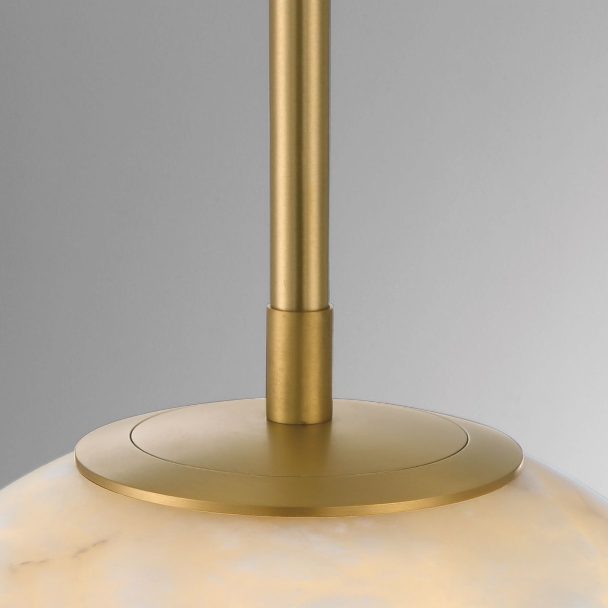 Quintiesse Kepler Alabaster Pendant Medium - Gold