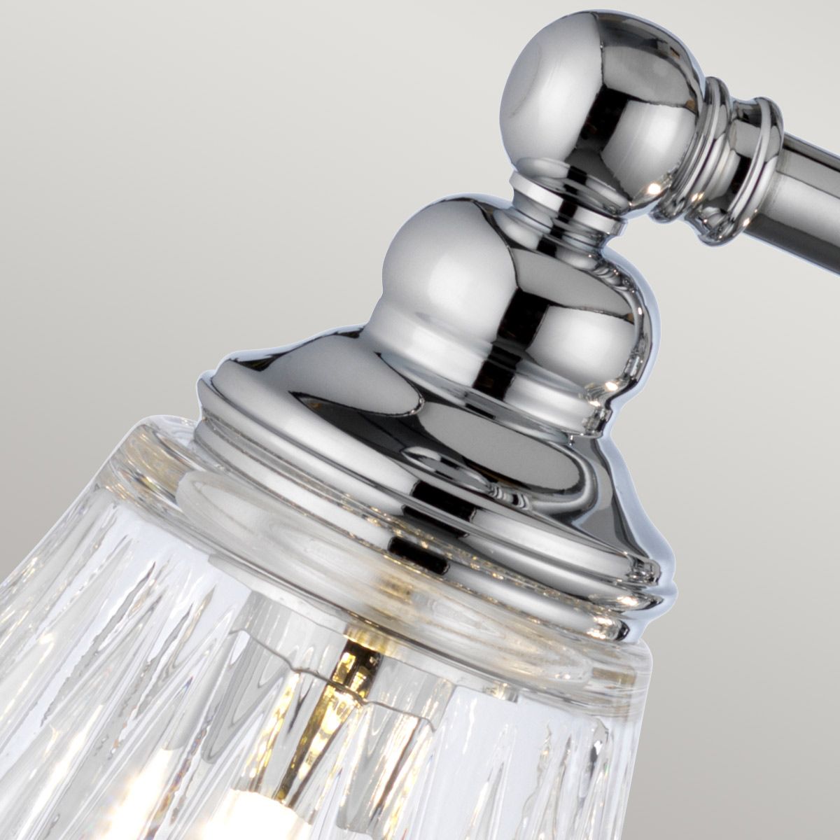 Quintiesse Keynes 4 Light Bathroom Wall Light - Polished Chrome