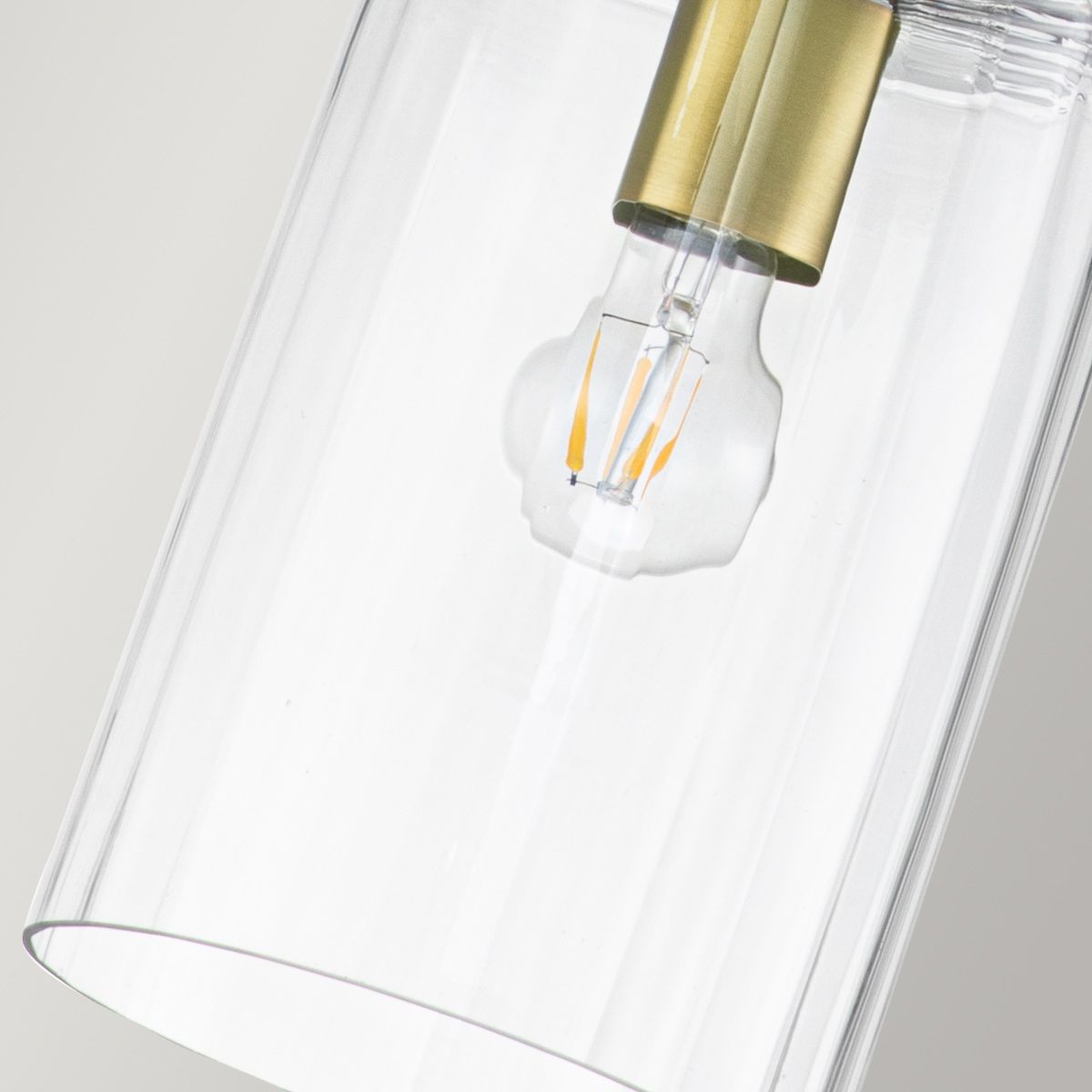 Quintiesse Kimrose Single Mini Pendant - Brushed Natural Brass