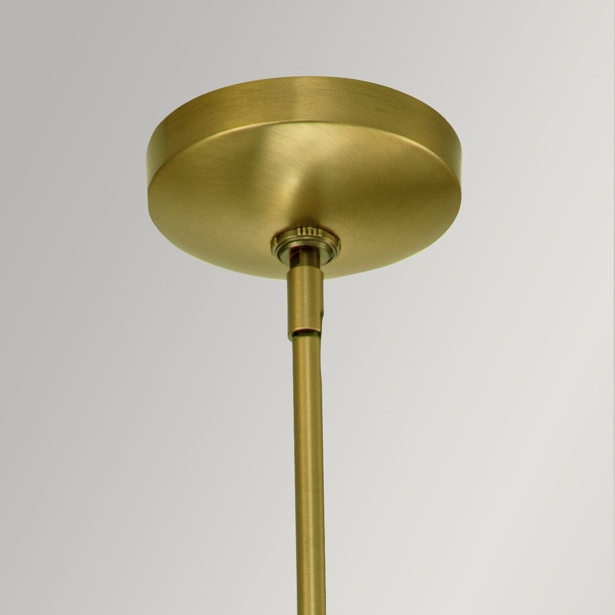 Quintiesse Kimrose Single Mini Pendant - Brushed Natural Brass