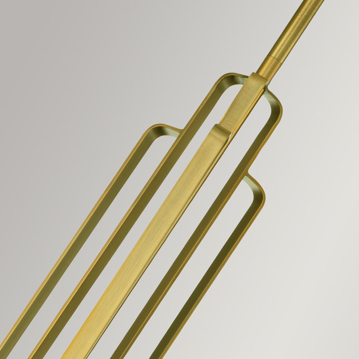 Quintiesse Kimrose Single Mini Pendant - Brushed Natural Brass