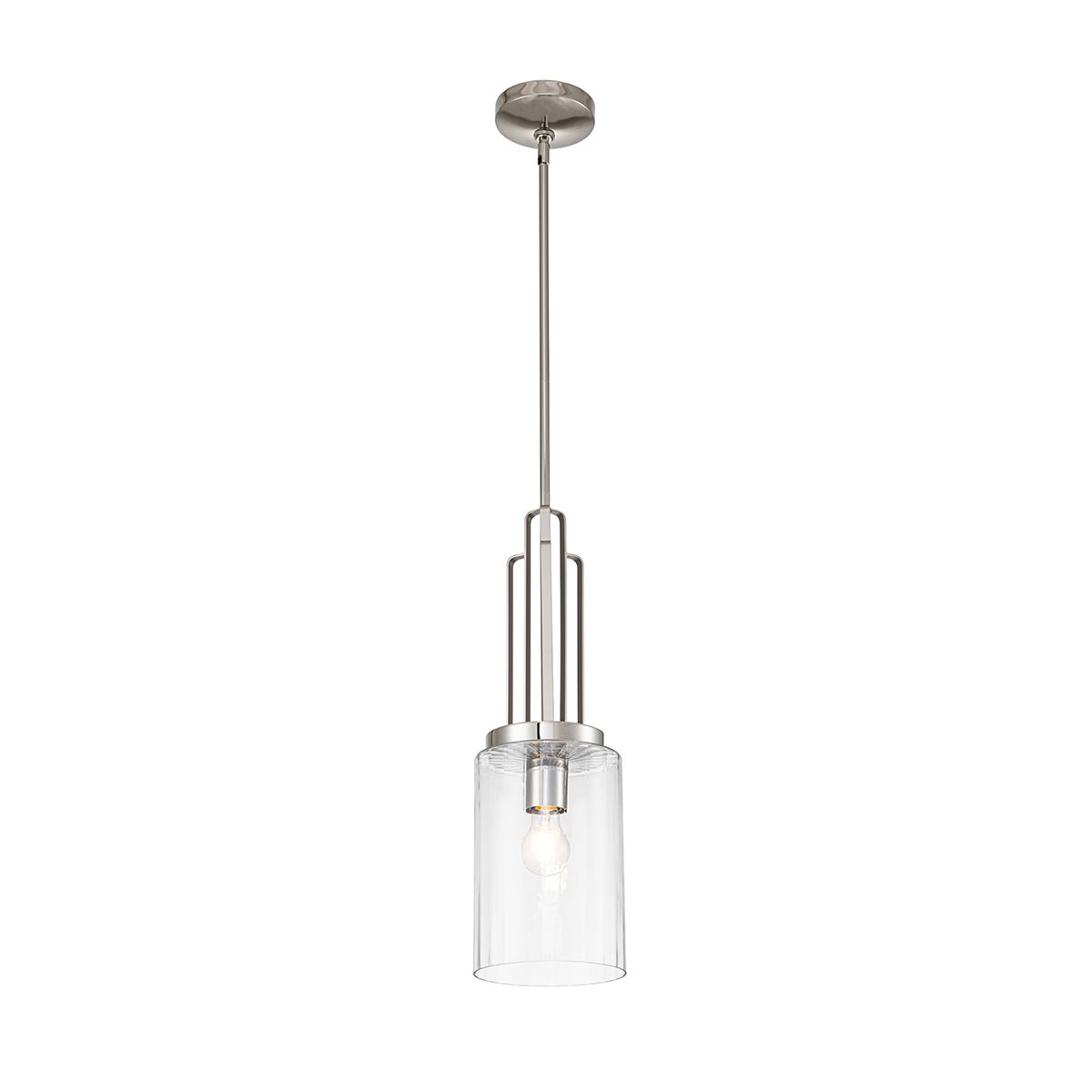 Quintiesse Kimrose Single Mini Pendant - Polished Nickel