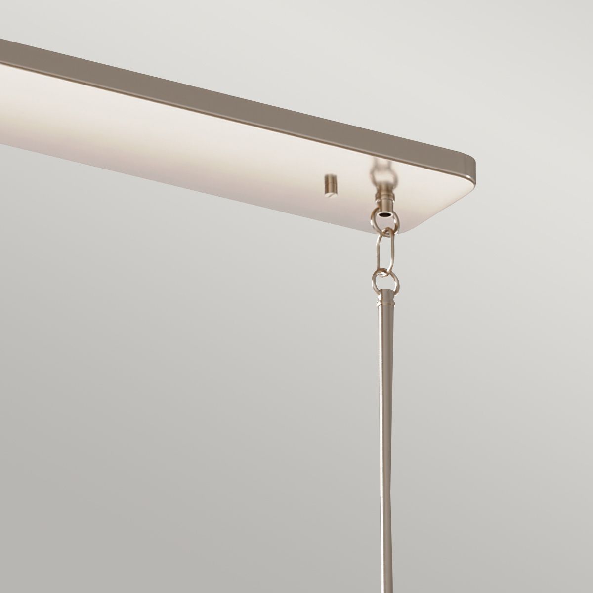 Quintiesse Kimrose 10 Light Linear Chandelier - Polished Nickel