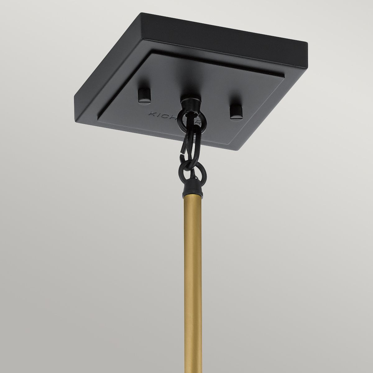 Quintiesse Kitner Single Pendant - Natural Brass