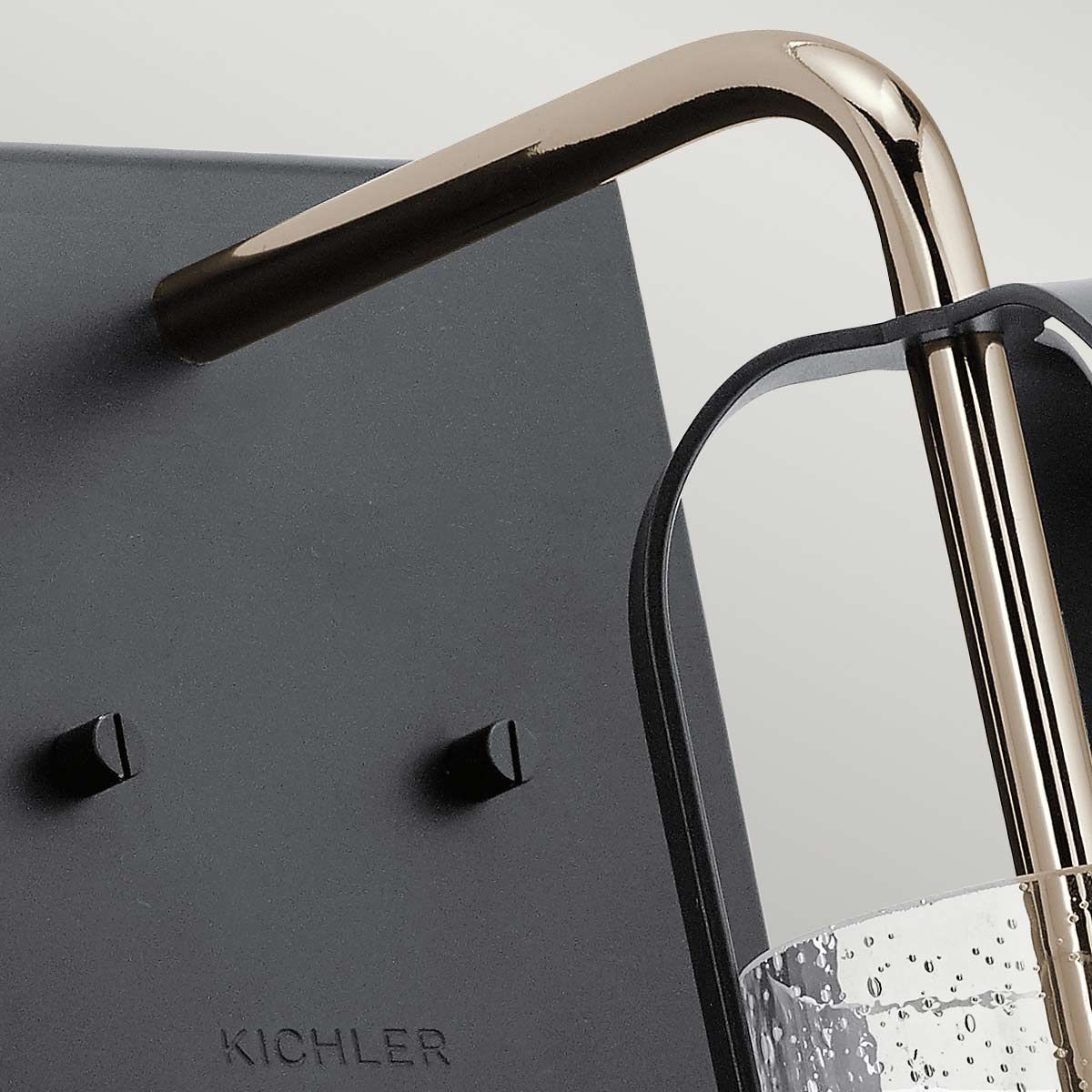 Quintiesse Kitner Single Wall Light - Polished Nickel