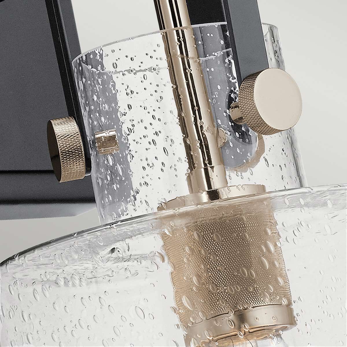 Quintiesse Kitner Single Wall Light - Polished Nickel
