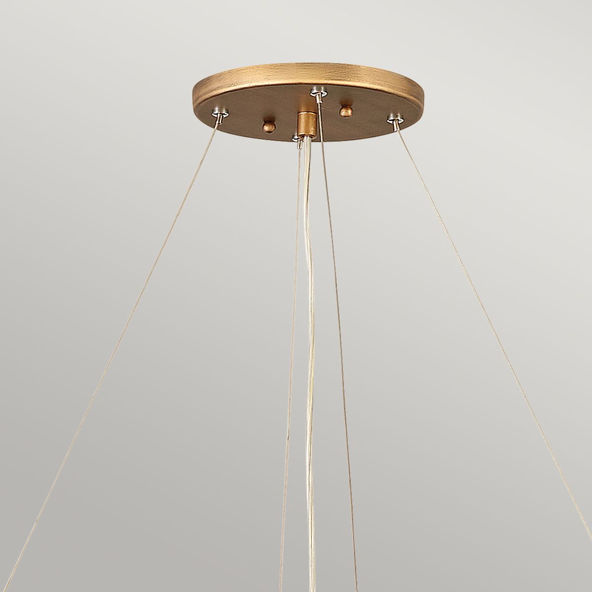 Quintiesse Laguna 4 Light Pendant Light - Burnished Gold