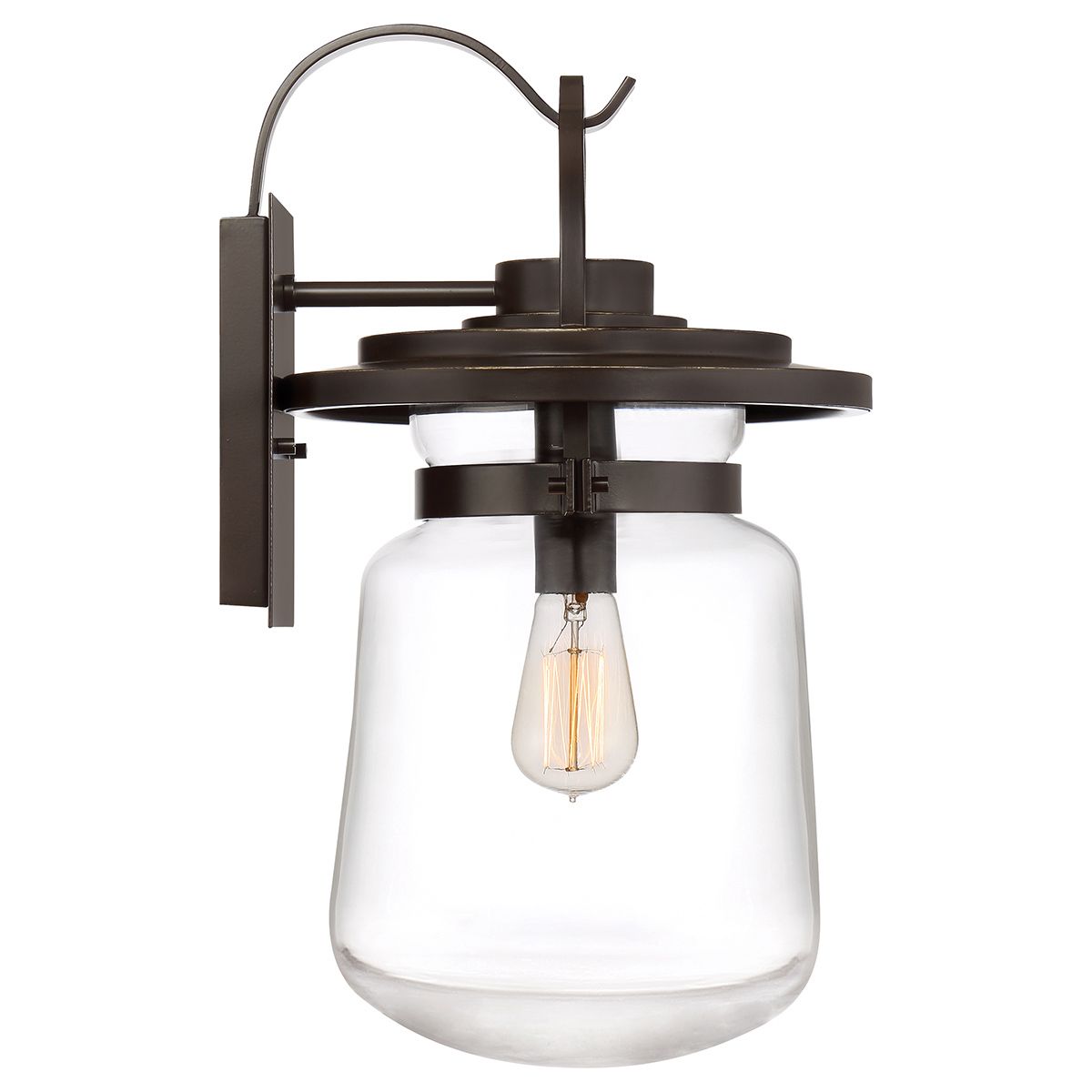 Quintiesse Lasalle Single Large Wall Lantern - Western Bronze