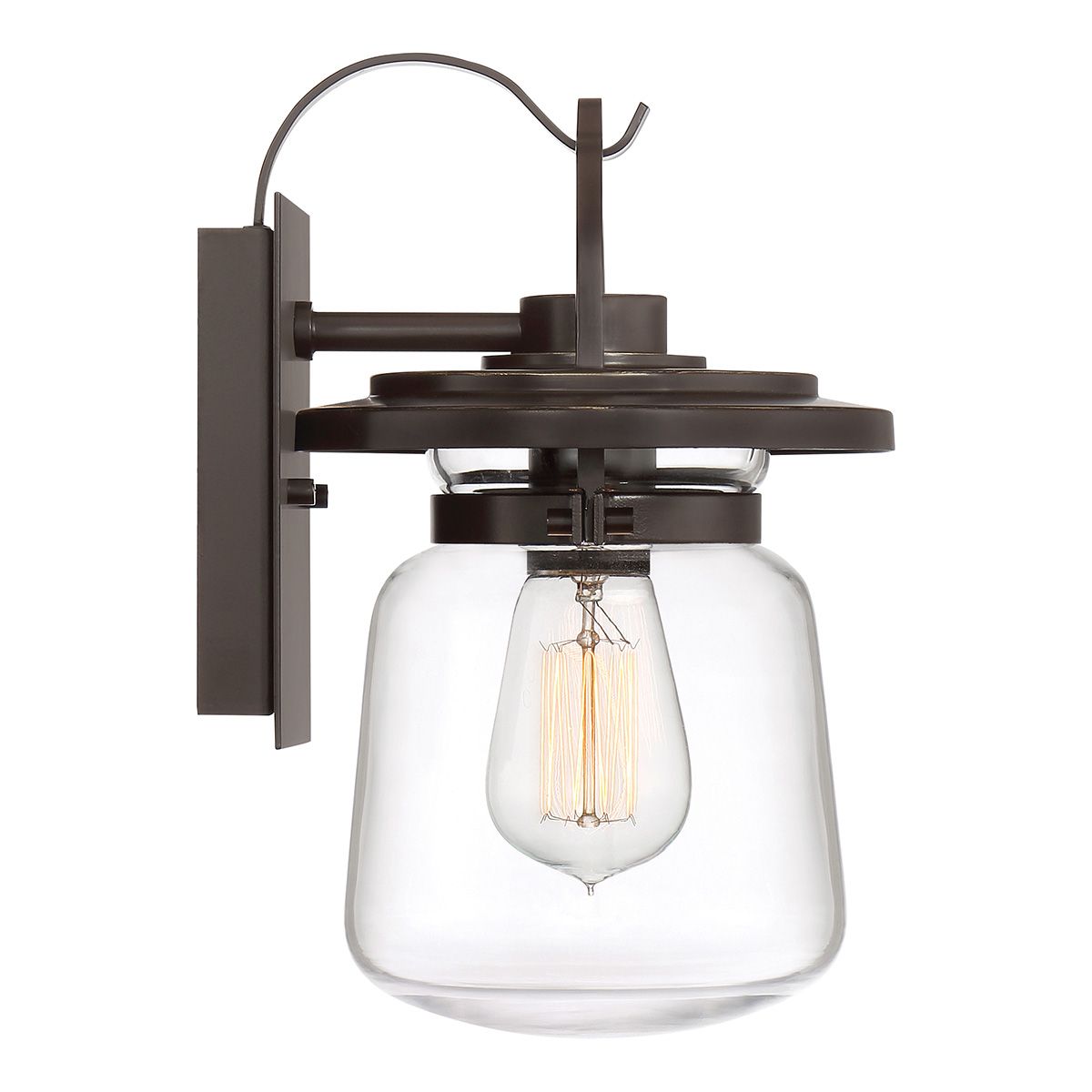 Quintiesse Lasalle Single Small Wall Lantern - Western Bronze