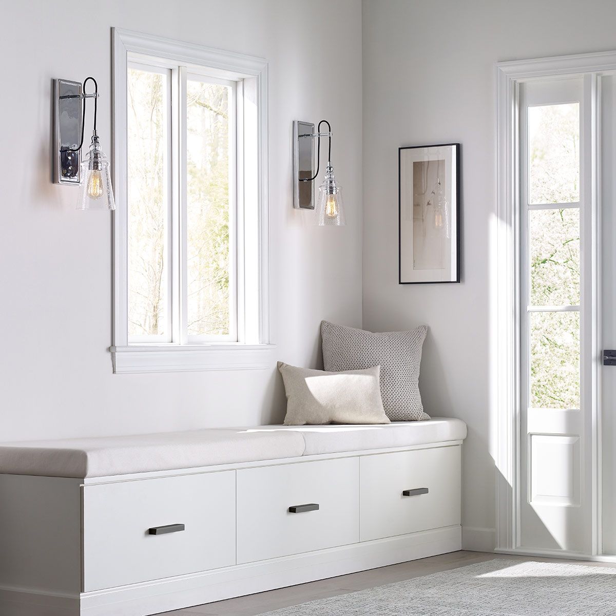 Quintiesse Loras Single Wall Light - Chrome