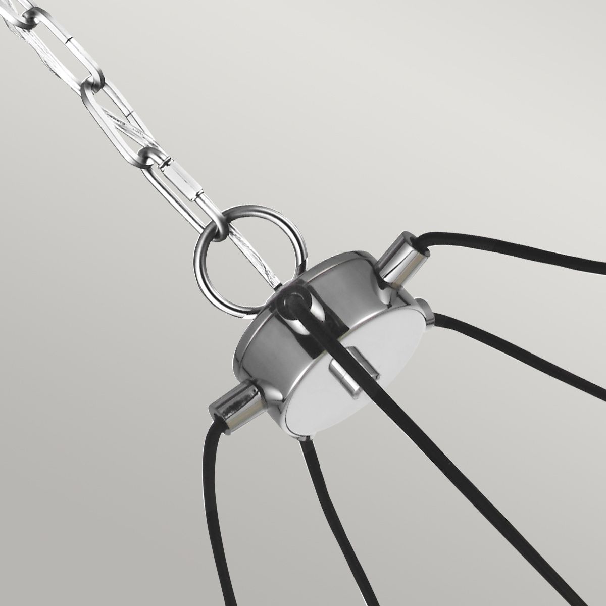 Quintiesse Loras 5 Light Chandelier - Chrome