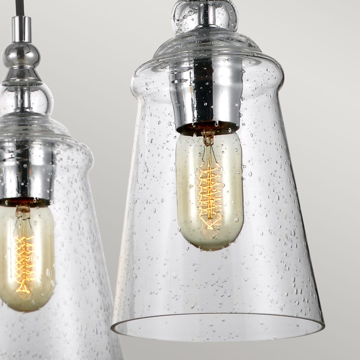 Quintiesse Loras 5 Light Chandelier - Chrome