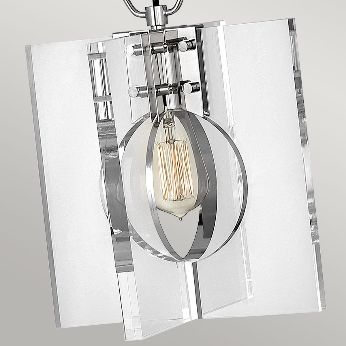 Quintiesse Ludlow Single Pendant - Polished Nickel