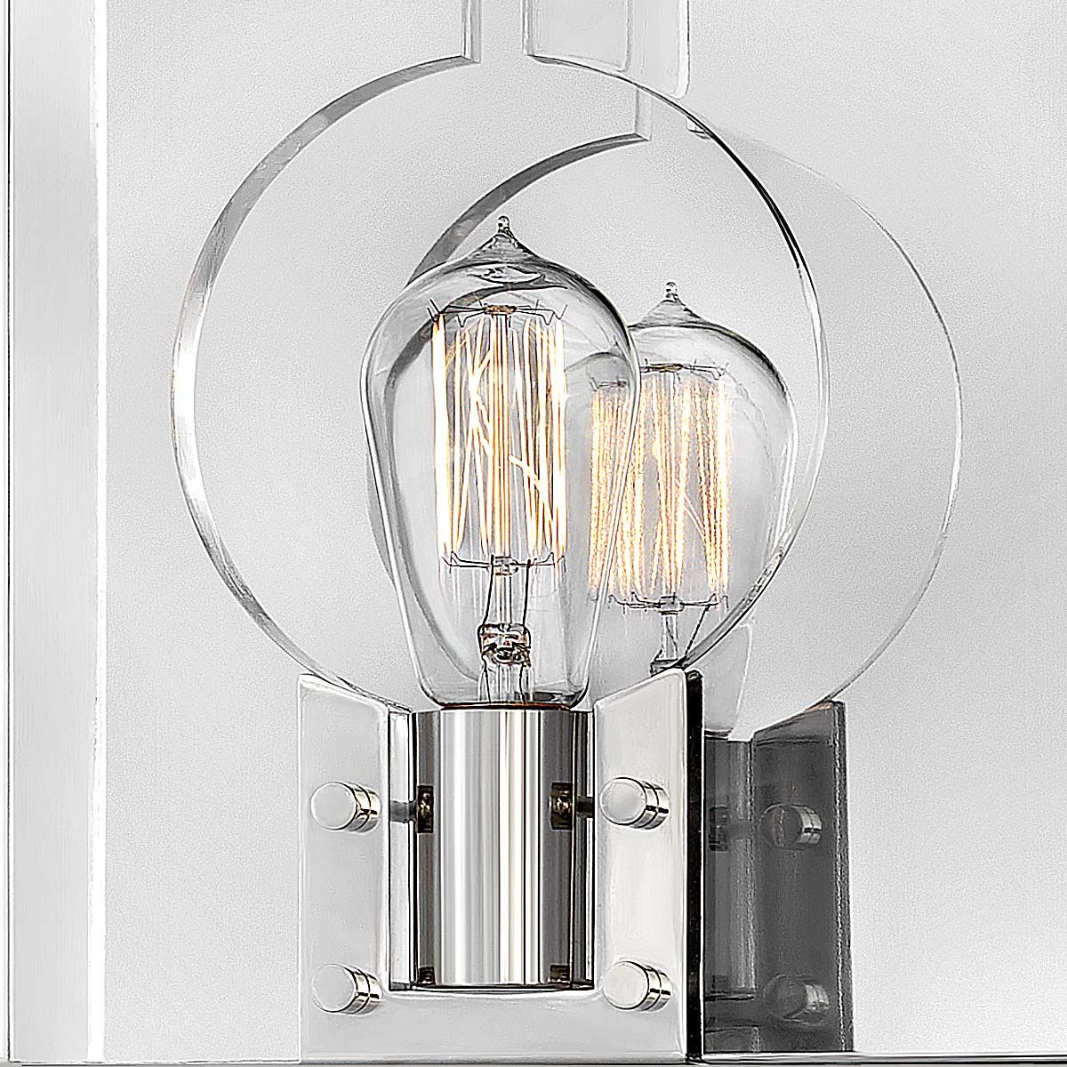 Quintiesse Ludlow Single Wall Light - Polished Nickel
