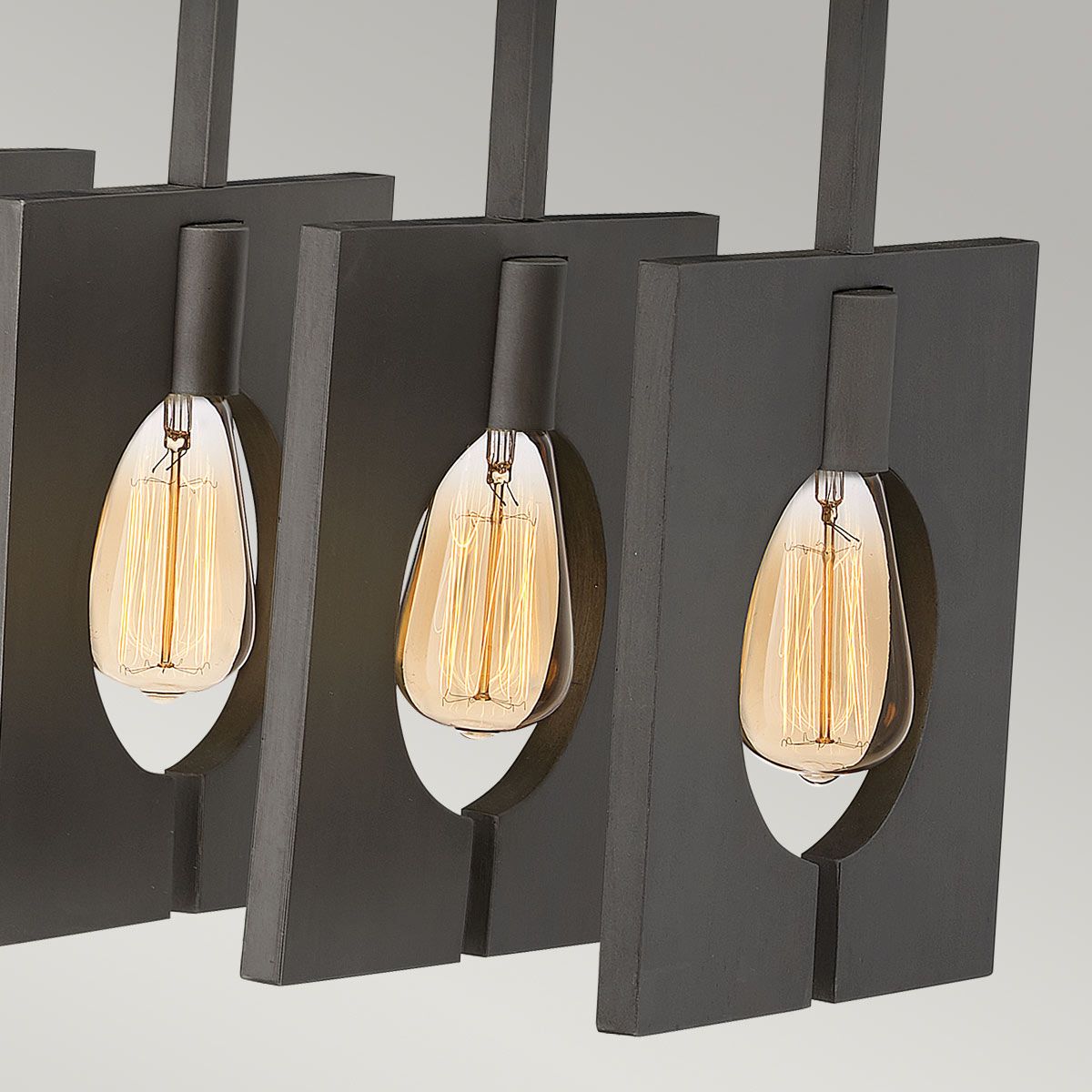 Quintiesse Ludlow 8 Light Pendant - Brushed Graphite