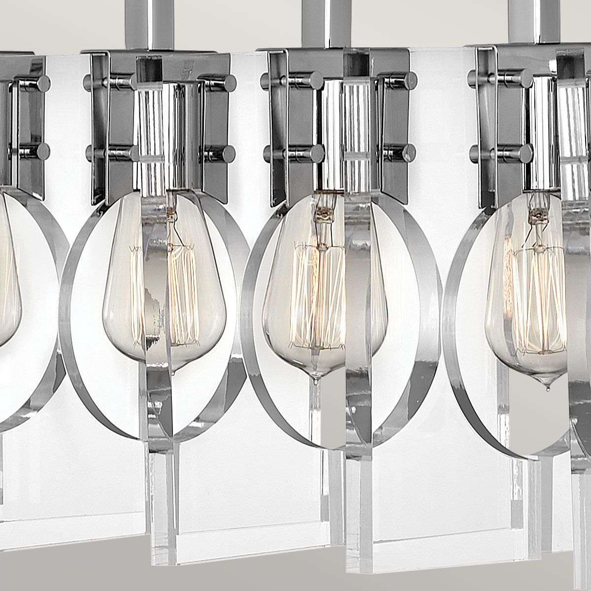 Quintiesse Ludlow 8 Light Pendant - Polished Nickel