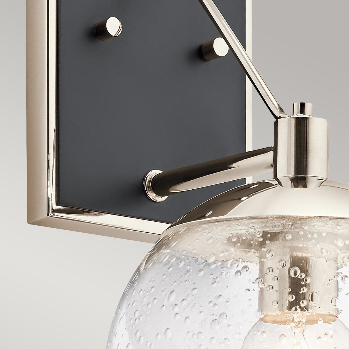 Quintiesse Marilyn Single Wall Light - Polished Nickel