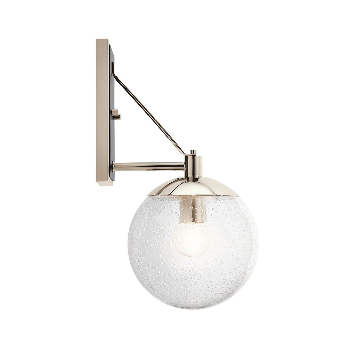 Quintiesse Marilyn Single Wall Light - Polished Nickel