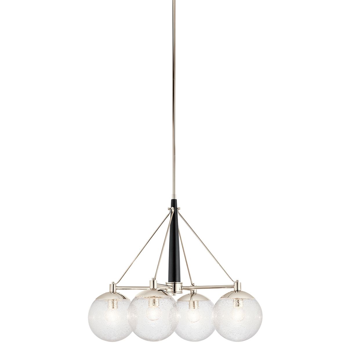 Quintiesse Marilyn 4 Light Chandelier - Polished Nickel