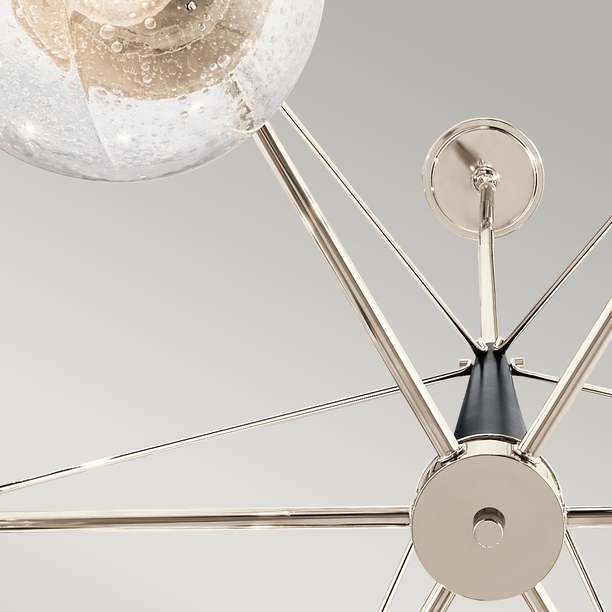 Quintiesse Marilyn 6 Light Chandelier - Polished Nickel