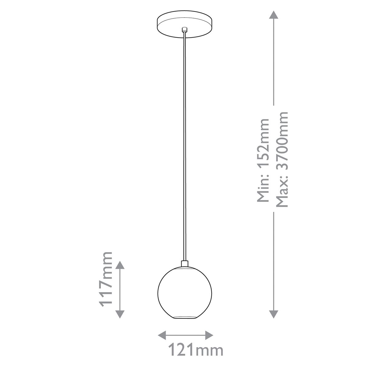 Quintiesse Marni Mini LED Pendant - Natural Brass