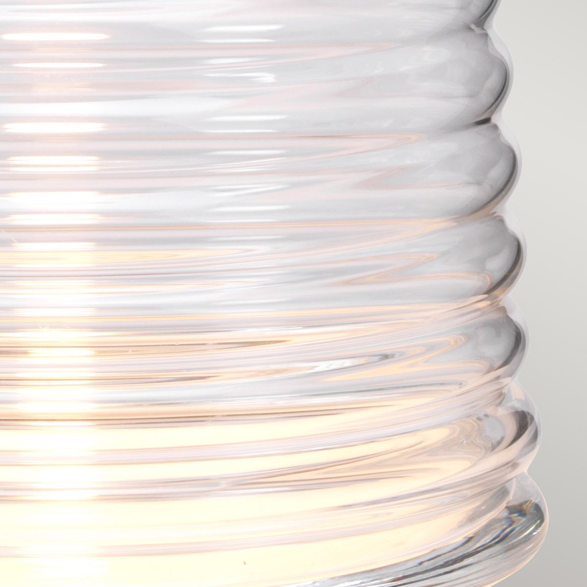 Quintiesse Milne Single Table Lamp - Grey -Polished Nickel