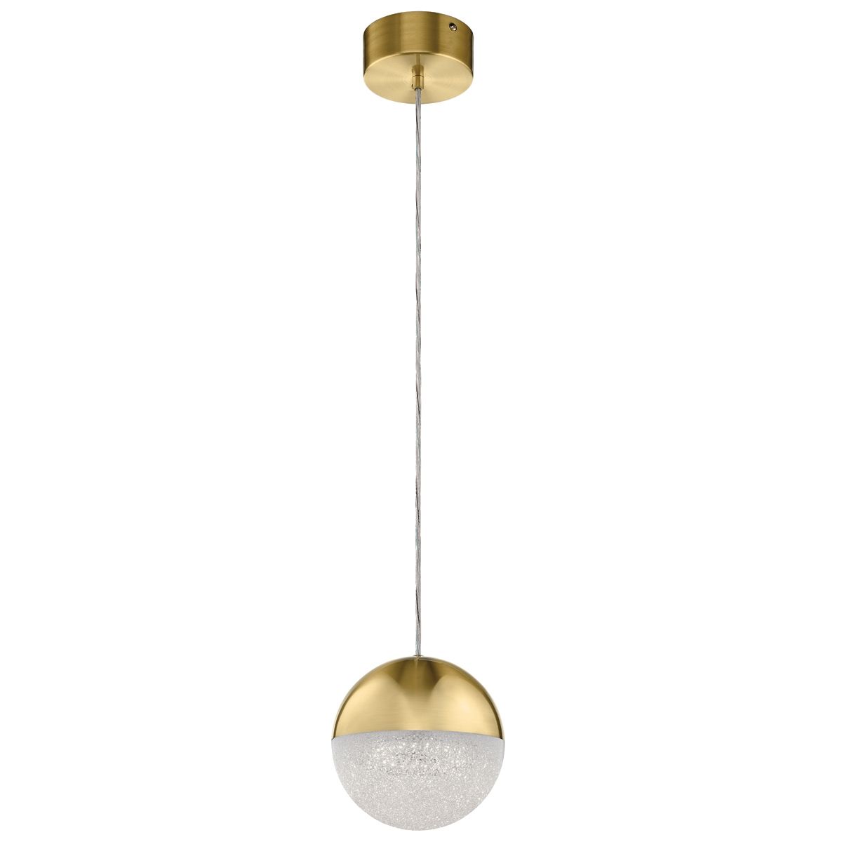 Quintiesse Moonlit LED Mini Pendant - Champagne Gold
