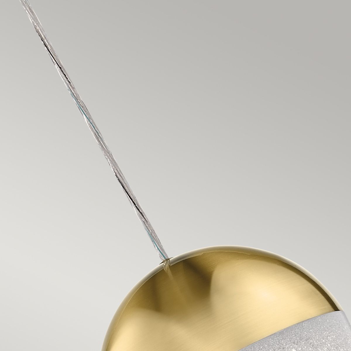 Quintiesse Moonlit LED Mini Pendant - Champagne Gold