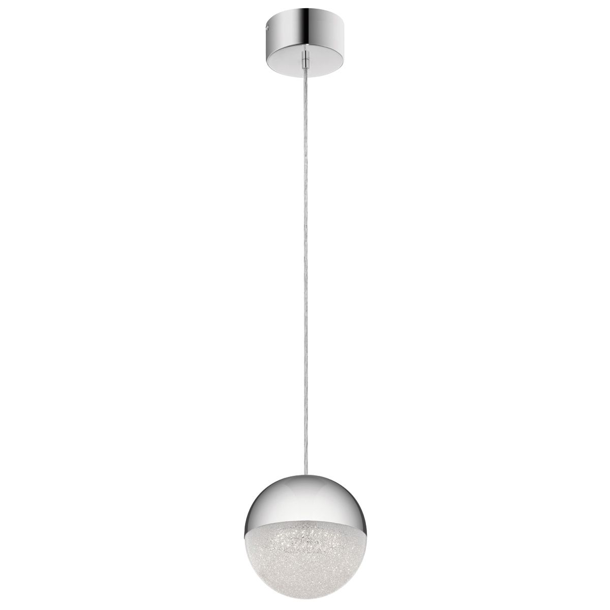 Quintiesse Moonlit LED Mini Pendant - Polished Chrome
