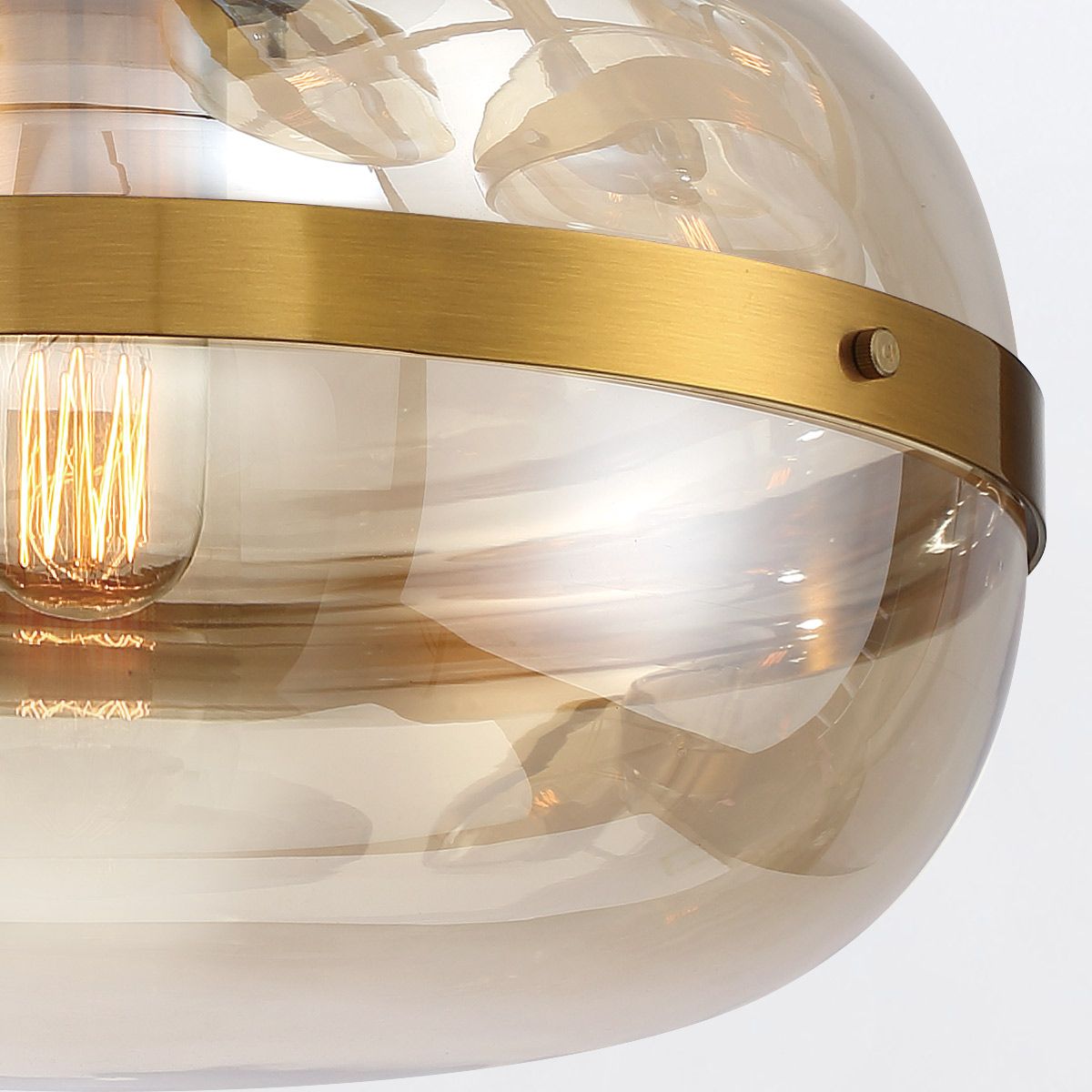 Quintiesse Nottingham 1 Light Pendant - Antique Brass
