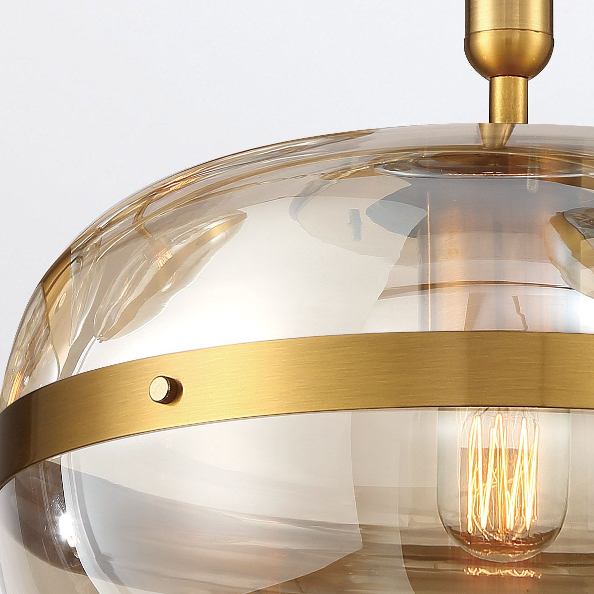 Quintiesse Nottingham 1 Light Pendant - Antique Brass